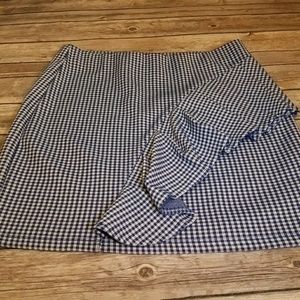 Topshop checkered skirt